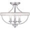 Progress Lighting Gulliver Collection Four-Light 14-1/4" Semi-Flush Convertible P350117-141 - alternate 1